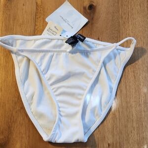Banana Republic White Bikini Bottom